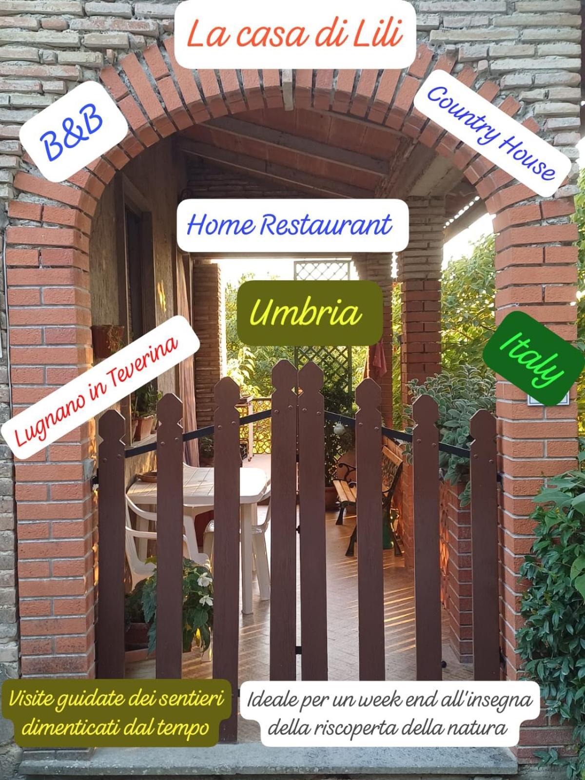 La Casa Di Lili Villa Lugnano in Teverina Екстериор снимка